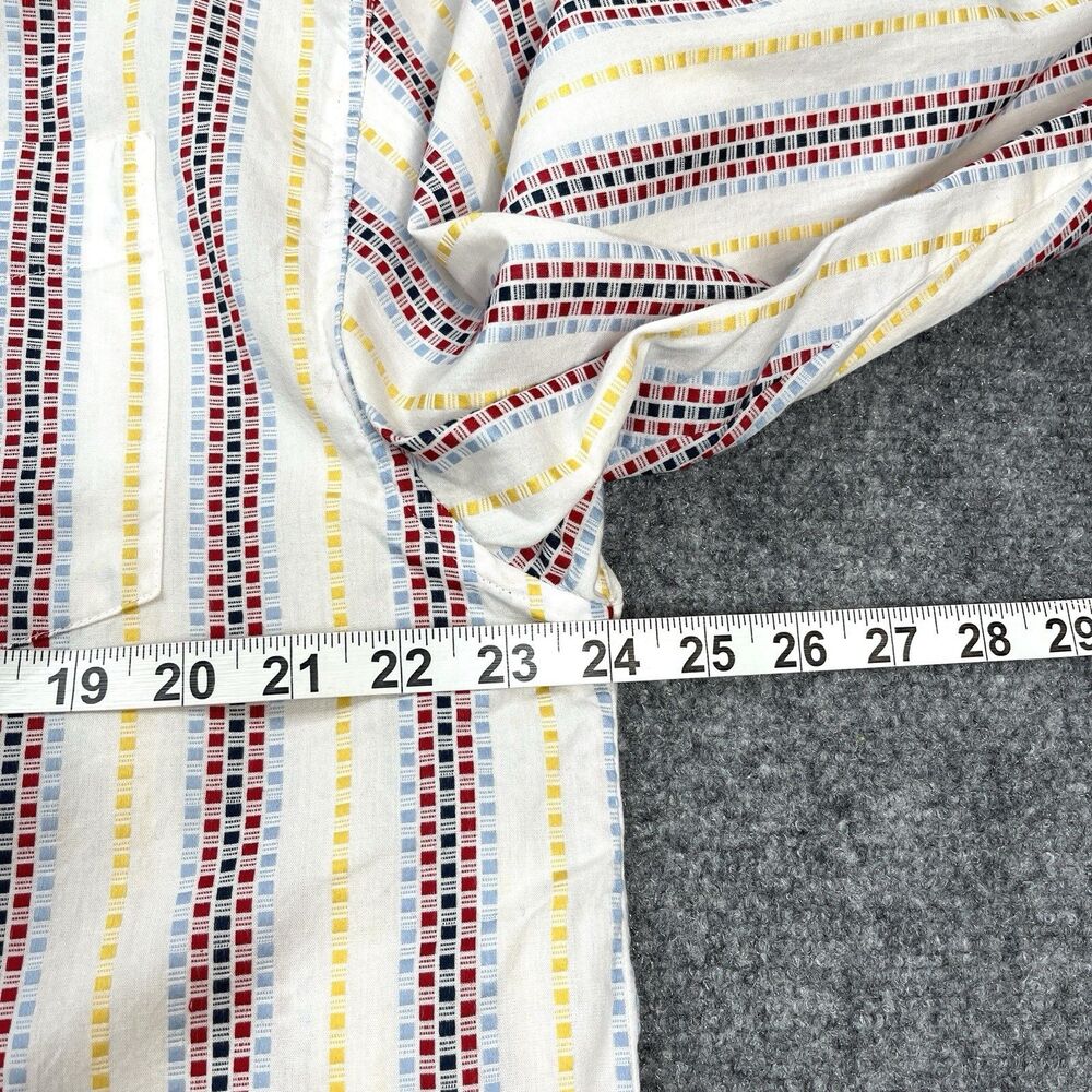 Enyce Clothing Co Shirt Mens XXL Multi Stripe Long Sleeve Button Front Cotton - Picture 9 of 11